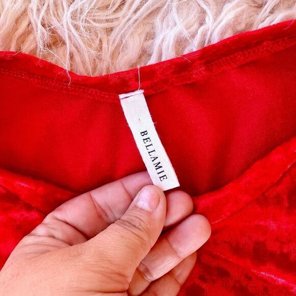 Red Velvet Tunic - Picture 2 of 4